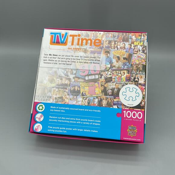 Masterpieces TV Time 90s Shows 1000 Piece Jigsaw Puzzle - Picture 2 of 3